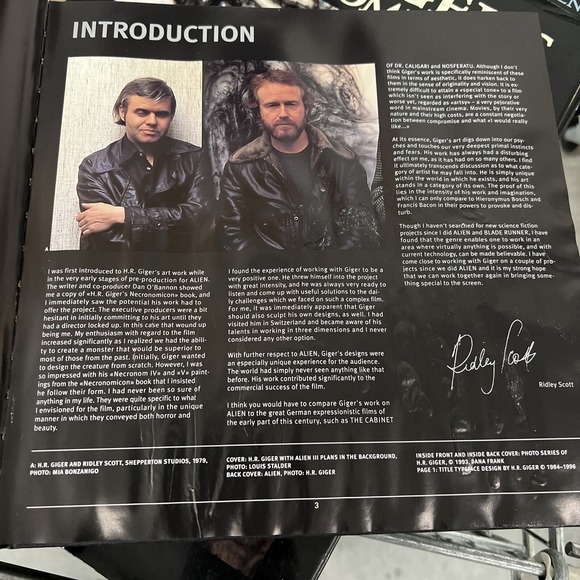 H.R. GIGER'S FILM DESIGN Hardcover Book - Ridley Scott - Alien - Necronomicon I - Picture 14 of 14